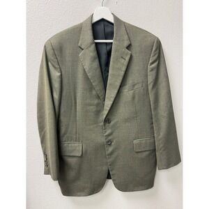 H. Freeman Hand Tailored‎ Sport Coat Plaid Blazer Men's Wool Blend